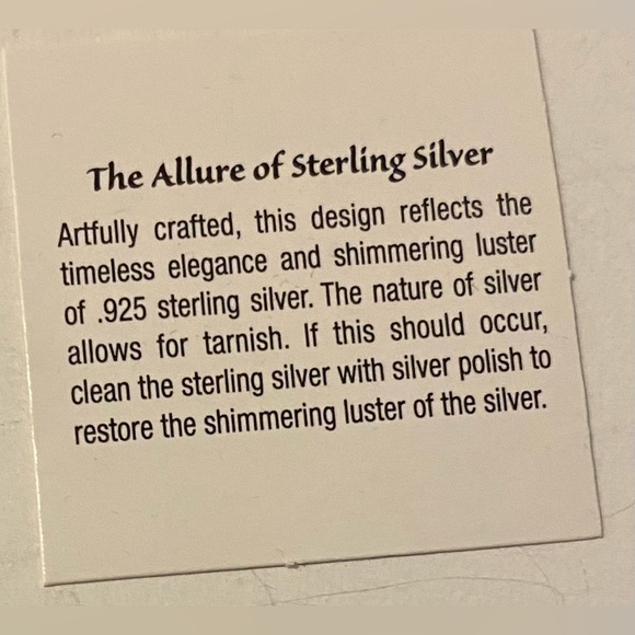 NEW AVON Sterling Silver ring  size 7 - Picture 4 of 5